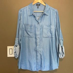 Jones New York Blue Blouse